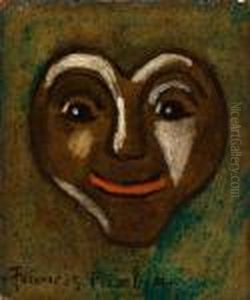 Untitled (heart Face) by Francis Picabia