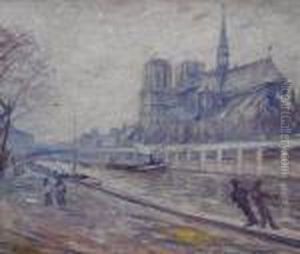 Paris, Les Quais, Notre Dame by Francis Picabia