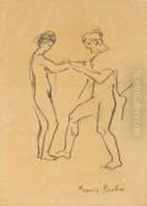 Sculpteur Et Son Modele by Francis Picabia