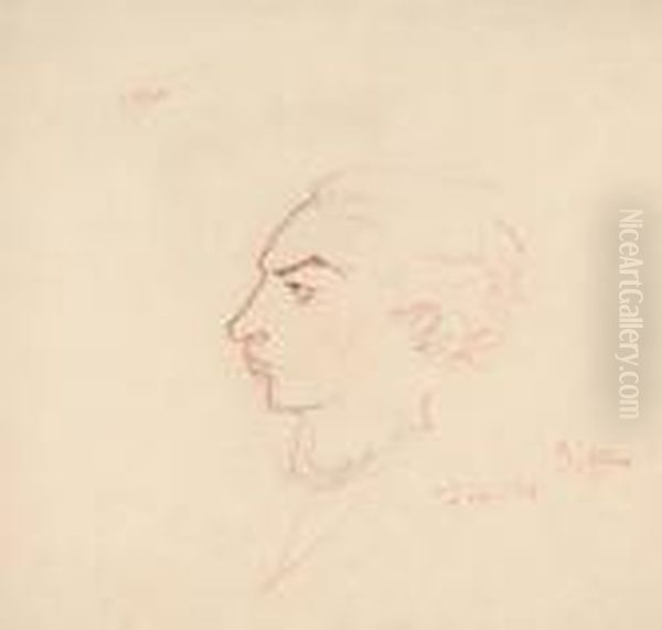 Portrait D'homme Deprofil - view 1