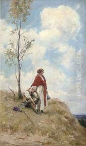 A view from the hills by George Edward Robertson