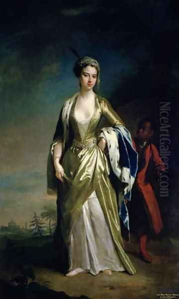 Lady Mary Wortley Montagu, c.1725 - view 1