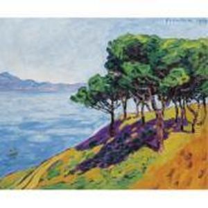 Les Pins, Effet De Soleil, St. Tropez by Francis Picabia
