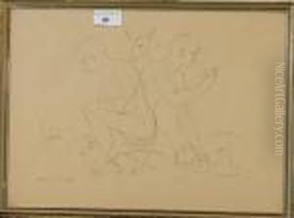 Figures, Dogs And A Donkey - view 1