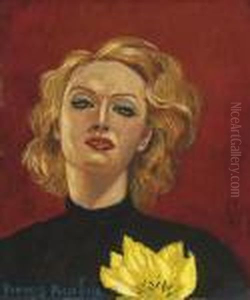 Femme A Fleur Jaune - view 1