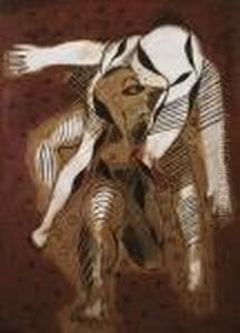 Les Acrobates (gymnastique Banale) by Francis Picabia
