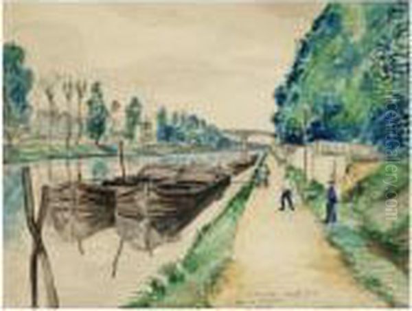 Canal De St-mammes A Moret - view 1