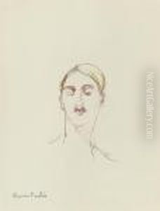 Tete D'homme A La Moustache by Francis Picabia