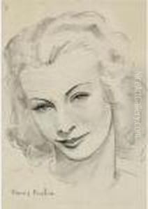 Tete De Jeune Fille Souriante by Francis Picabia
