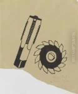 Composition Mecanomorphe Dediee A Tristan Tzara by Francis Picabia
