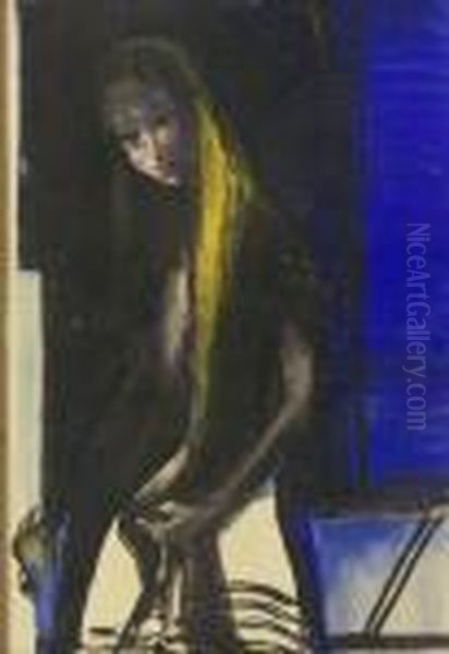 Golden Haired Nude - view 1