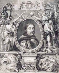 Jan Sobieski III 1624-96, King of Poland 1683 by Johannes de Ram