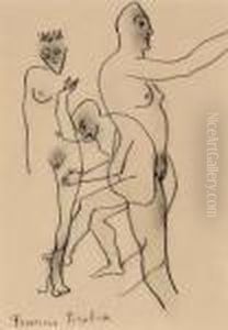 Trois Personnages Nus by Francis Picabia