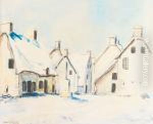 Village Sous La Neige, Avant 1924 by Francis Picabia