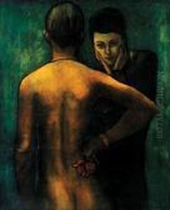 Deux Nus A La Fleur by Francis Picabia