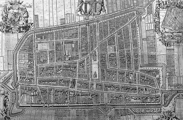 Map of Delft 1729 - view 1
