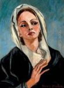 Femme Au Chale Blanc by Francis Picabia
