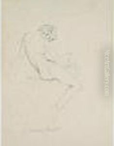 Modele Assis. Vers 1939-40. by Francis Picabia