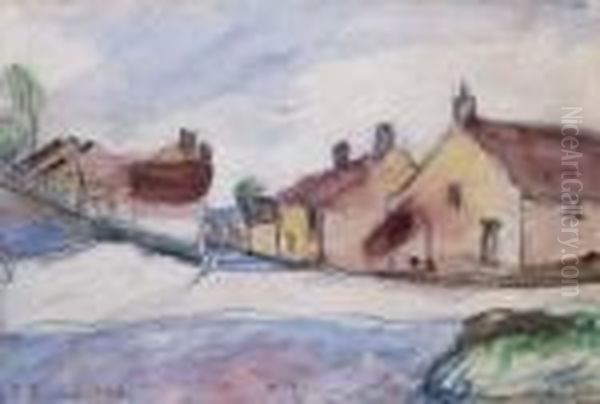 Vue De Village A Moret - view 1