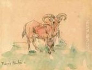 Le Bouc, Circa 1925-1927. by Francis Picabia
