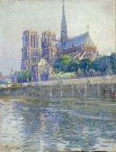 Paris, Le Chevet De Notre Dame by Francis Picabia