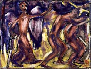 The Expulsion from Paradise, 1920 by Christian Rohlfs