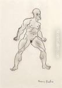 Le Lutteur by Francis Picabia