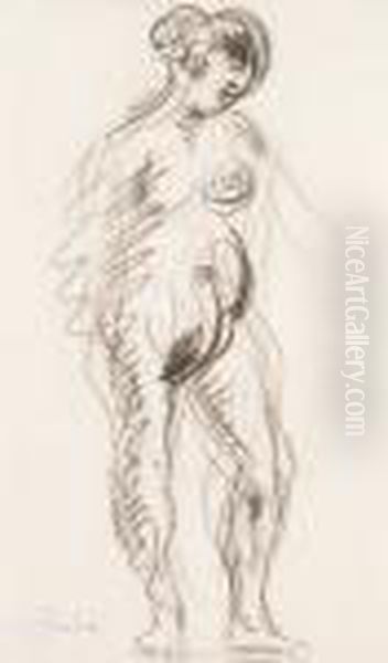 Etude De Nu De Femme - view 1