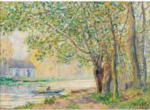Effets De Soleil Au Bord Du Loing by Francis Picabia