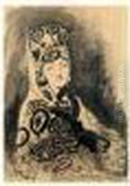 Espagnole A La Mantille, Circa 1926 - view 1