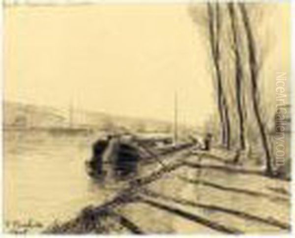Saint Mammes, La Seine - view 1