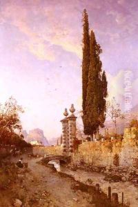 Landscape In Northern Italy by Robert Russ