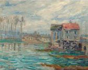 Le Loing A Moret by Francis Picabia