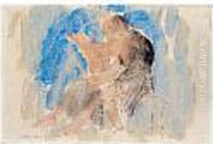 Couple Assis, Circa 1926-1927 by Francis Picabia