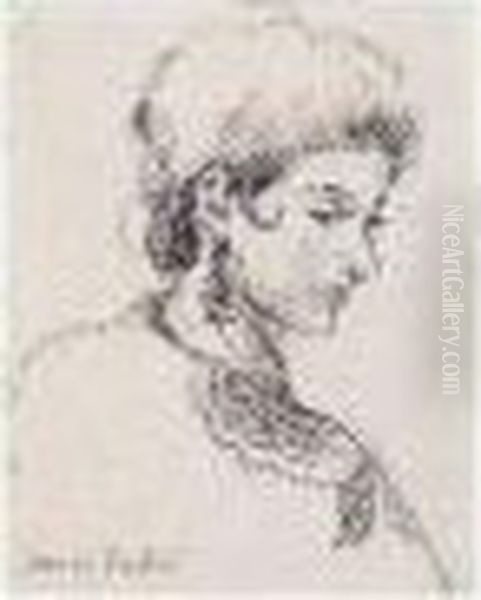 Jeune Femme De Profil, Circa 1935-1945 - view 1