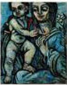 Maternite Bleue, 1935-1936 by Francis Picabia