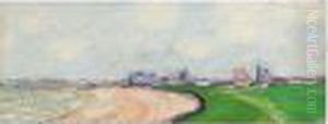 Bord De Mer, Signed, Oil On
Canvas Laid Down On Board, 19.5 By 50.4 Cm., 7 5/8 By 21 1/4 In by Francis Picabia