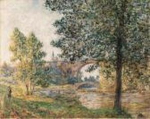 Bords De La Cure, Effet De Soleil, Le Soir by Francis Picabia