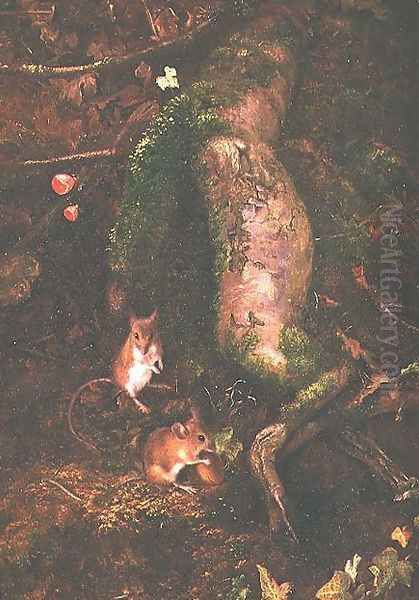Field Mice at the Foot of a Tree 1876 - view 1