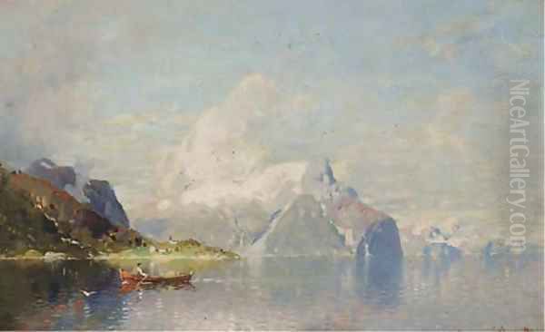Crossing the fjord - view 1