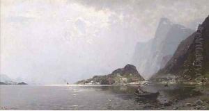 Rowing out on a Norwegian Fjord by Georg Anton Rasmussen