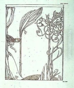 Illustration for The Sphinx without a Secret by Oscar Wilde, pub. by Elkin Mathews and John Lane, 1894