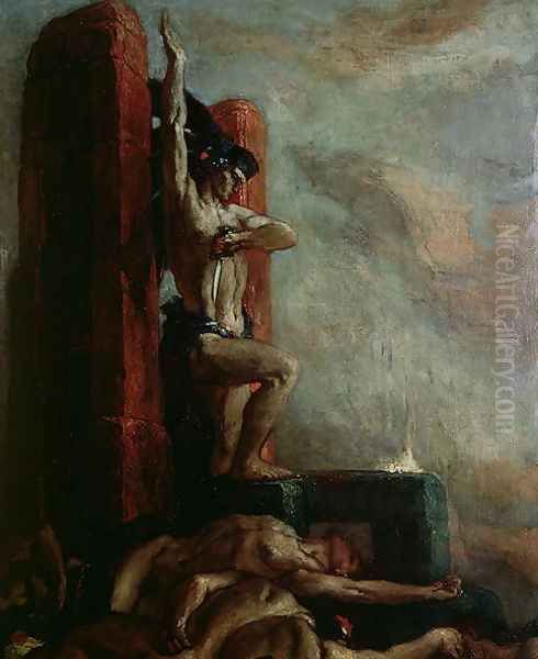 The Death of Montezuma 1466-1520, c.1924 - view 1