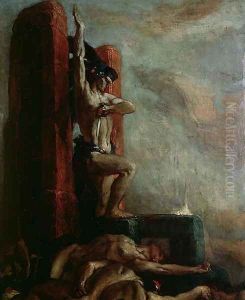 The Death of Montezuma 1466-1520, c.1924 The Death of Montezuma 1466-1520, c.1924
