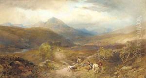 Loch Polary, Glengarry by Thomas Miles Richardson, Jnr.