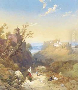 Chiuse, Perugia, Italy by Thomas Miles Richardson, Jnr.