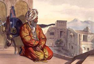Atmaran Hindoo of Peshawar, plate 9 from Scenery, Inhabitants and Costumes of Afghanistan, engraved by Robert Carrick c.1829-1904 1848 by James Rattray