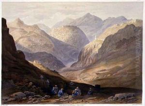 Fortress of Alimusjid, and the Khybur Pass, plate 13 from Scenery, Inhabitants and Costumes of Afghanistan, engraved by W.L. Walton, 1848 Fortress of Alimusjid, and the Khybur Pass, plate 13 from Scenery, Inhabitants and Costumes of Afghanistan, engraved by W.L. Walton, 1848