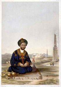 Hyder Khan, the Governor of Ghuznee, plate 19 from Scenery, Inhabitants and Costumes of Afghanistan, engraved by Walker, 1848 Hyder Khan, the Governor of Ghuznee, plate 19 from Scenery, Inhabitants and Costumes of Afghanistan, engraved by Walker, 1848