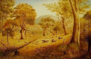 Kangaroo Hunt under Mount Zero by Edward Roper